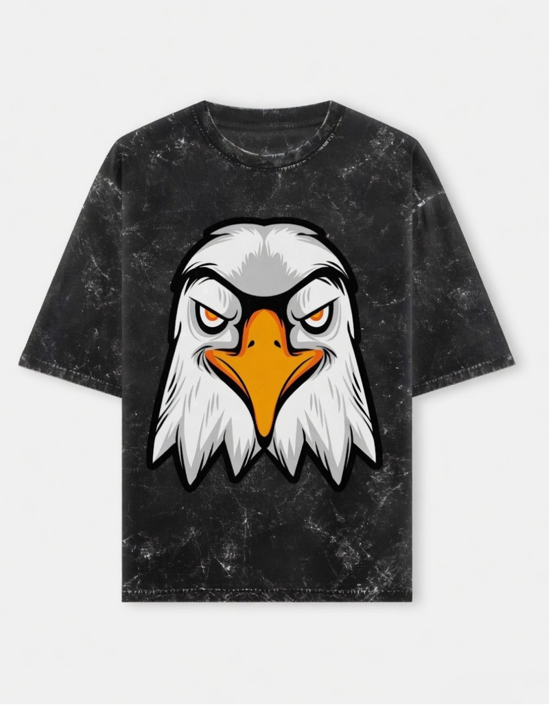 Unisex Acid Washed Oversized Tee