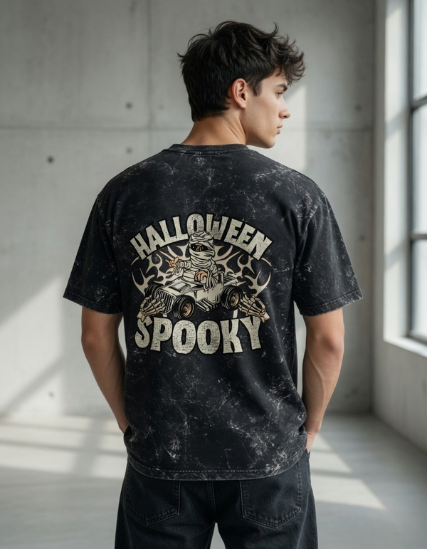 Unisex Acid Washed Oversized Tee